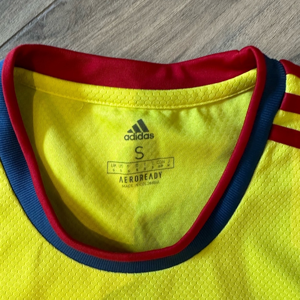 Adidas Yellow and Red Colombia Soccer Jersey S - Picture 4 of 4